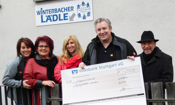 Winterbacher Lädle Scheckübergabe 2017