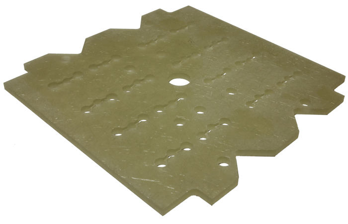 White heat insulation plate