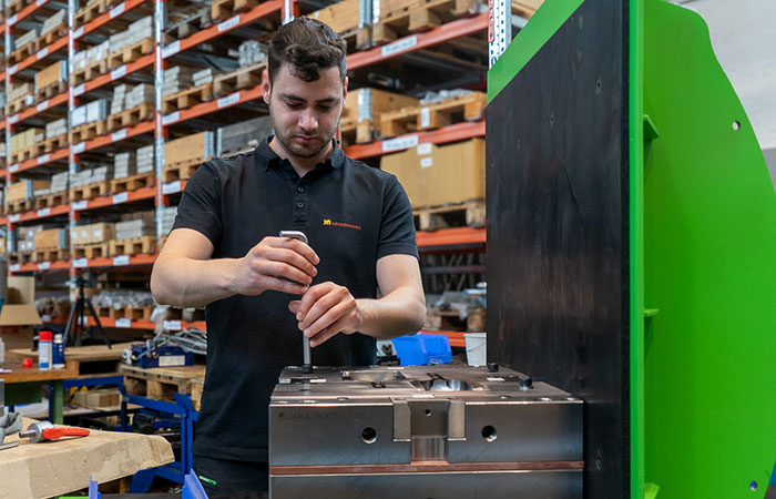 Arbeit an Formaufbau